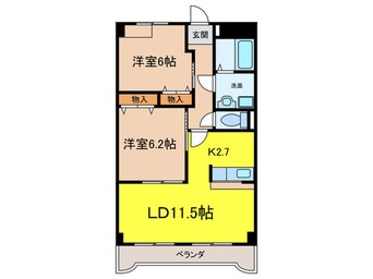 間取図 ブランジュ水広