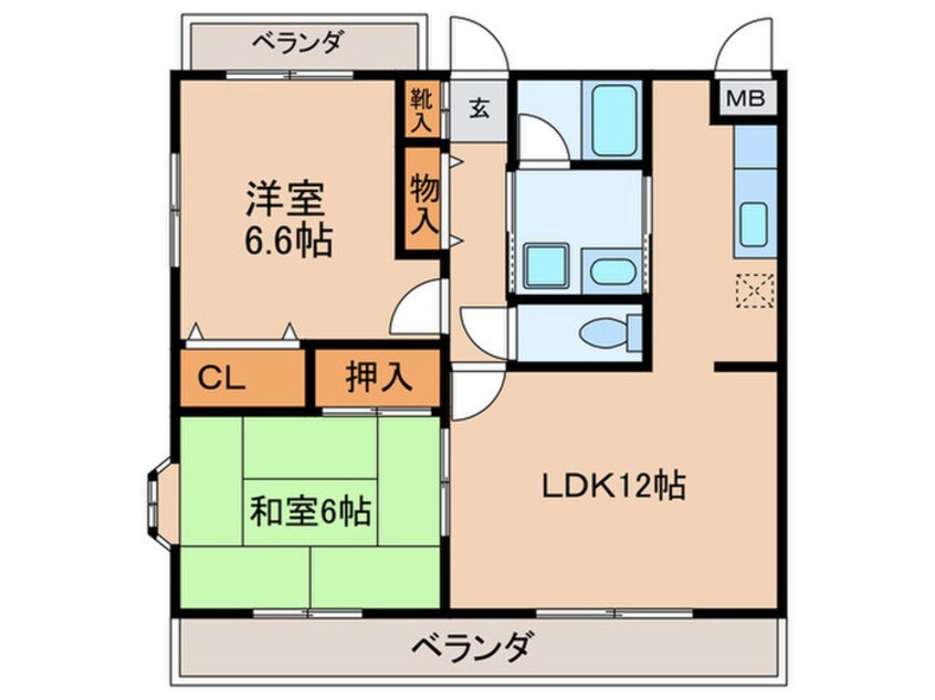間取図 スカイメゾン赤松
