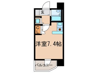 間取図 シャタック清水（4Ｅ）