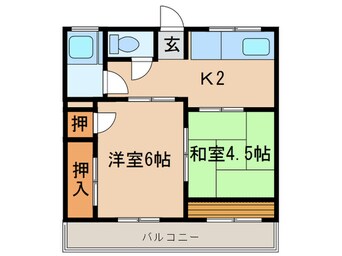 間取図 シティハイムはせがわ