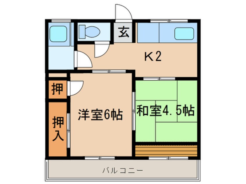 間取図 シティハイムはせがわ