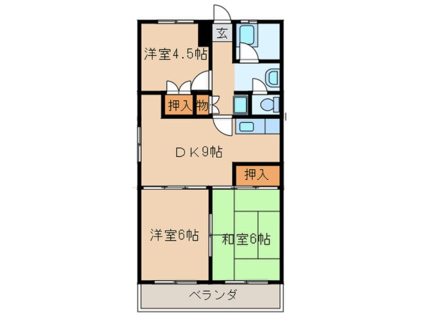 間取図 マンション友親