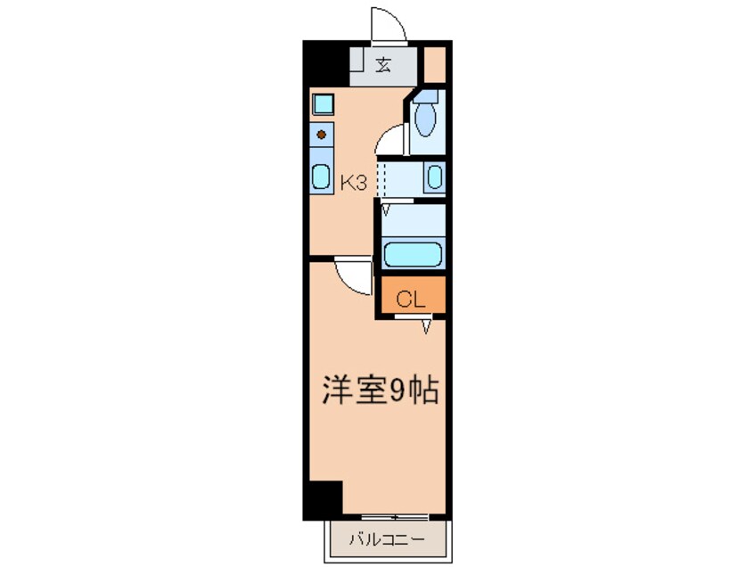 間取図 サンパティ－ク東片端