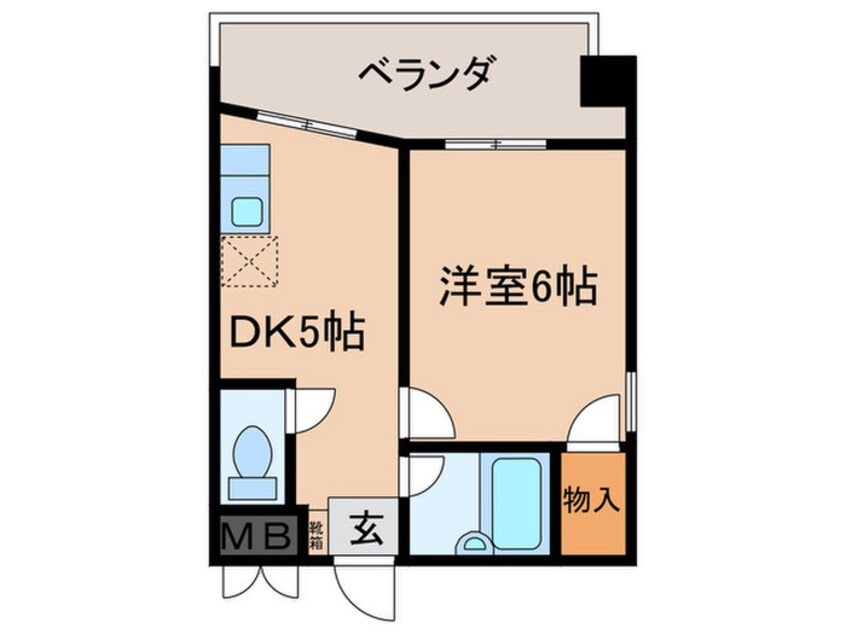 間取図 コーラル志賀