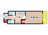 Ｓ．Ｓビル 1Kの間取り