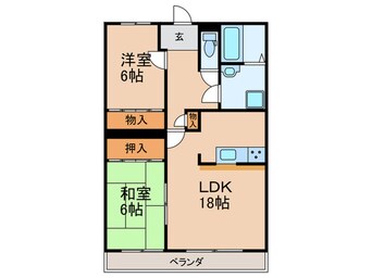 間取図 グレ－ス牧の里南館