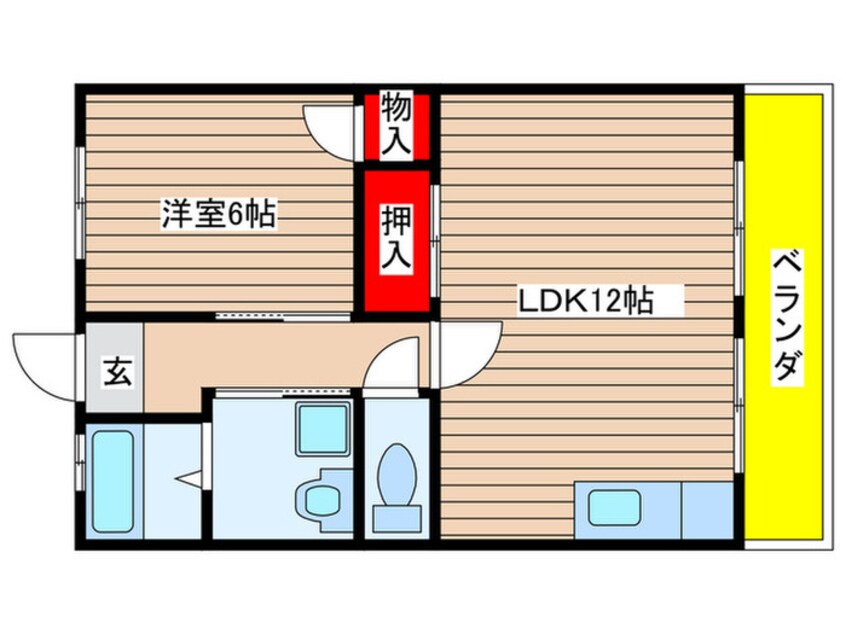 間取図 緑ハイツ