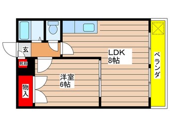 間取図 エスタ植田