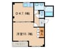 オレンジハウス 1DKの間取り