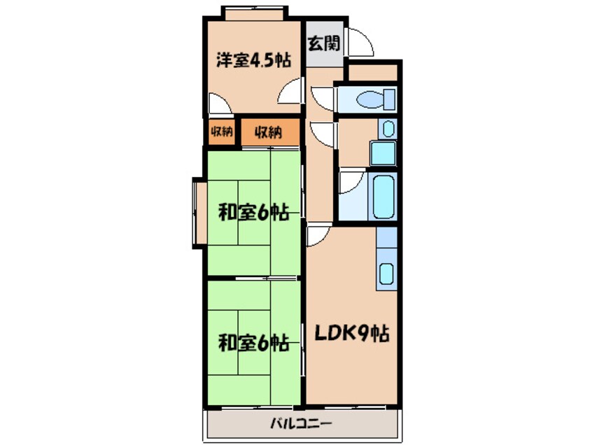 間取図 第２みゆきビル