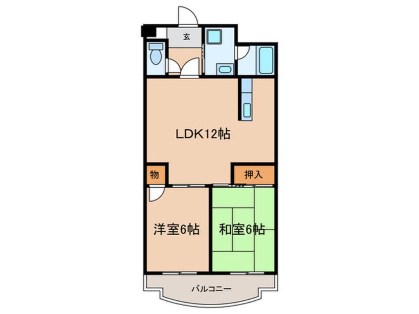 間取図 ニッシンパークサイド