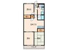 コラージュII 3DKの間取り