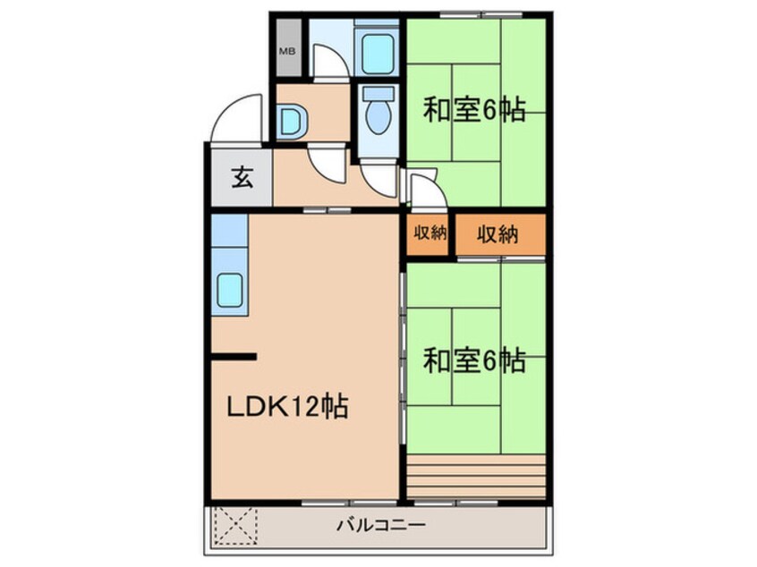 間取図 杉浦ハイツ