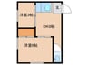 藤塚荘 2DKの間取り