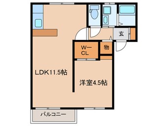 間取図 グリーンパーク山守　A棟