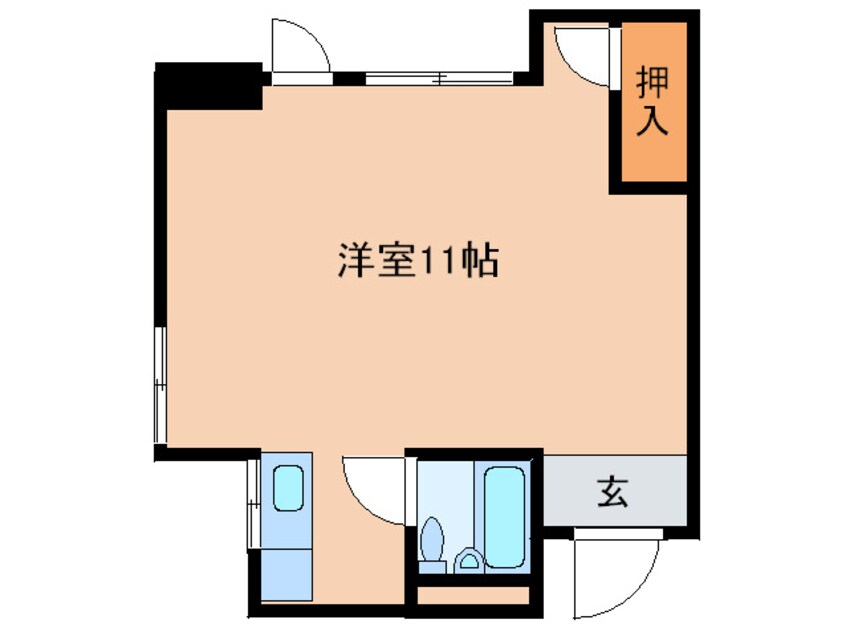 間取図 シャト－鶴舞