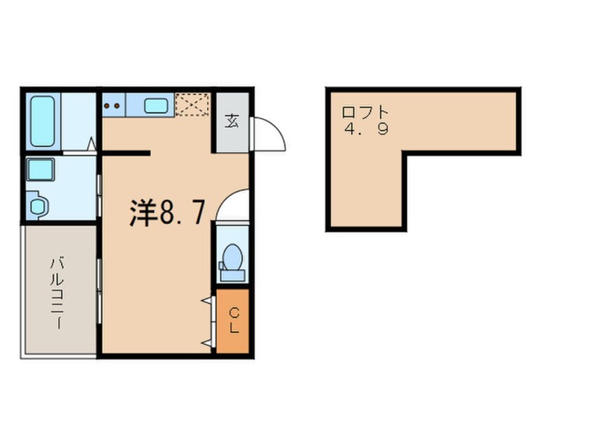 間取図 エルフパパ庄内緑地