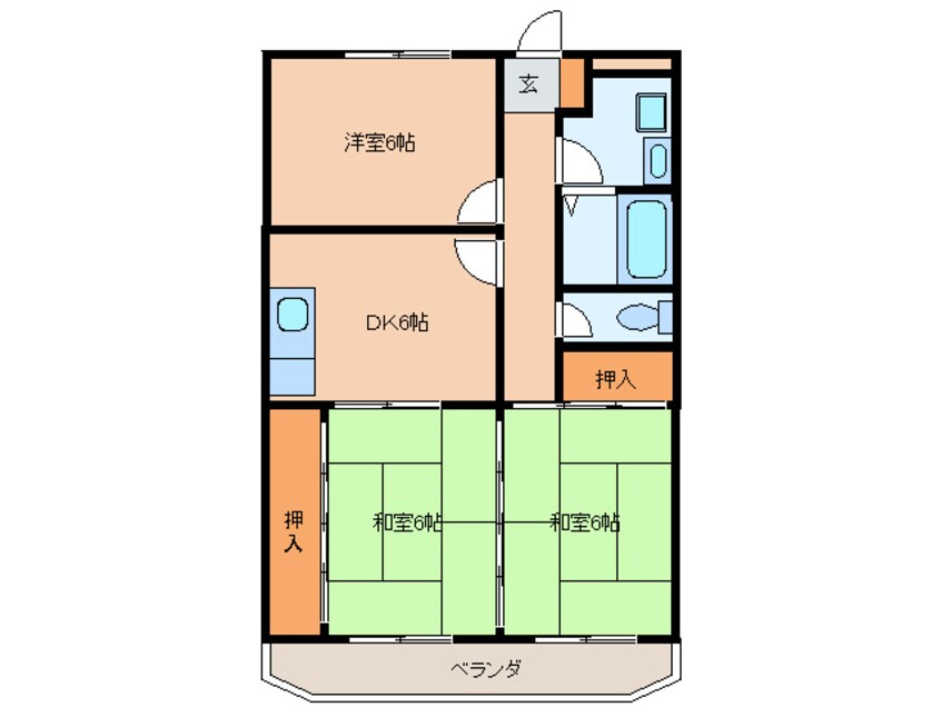 間取図 紫雲荘ビル