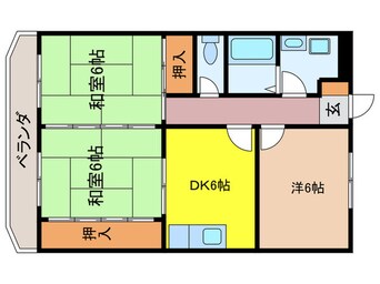 間取図 紫雲荘ビル