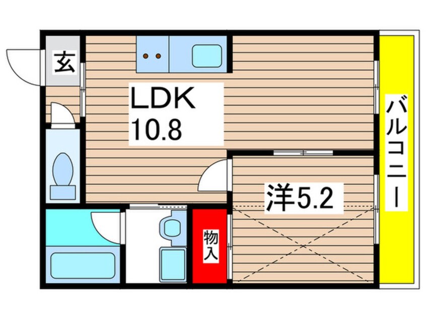 間取図 シャローム瑞穂