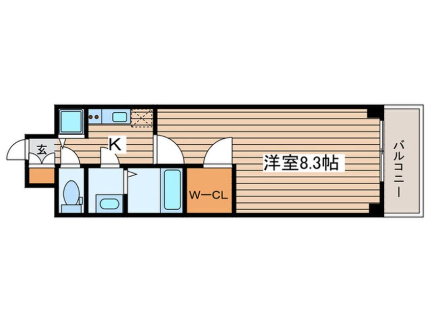 間取図 ﾌﾟﾚｻﾝｽ栄ﾗｲｽﾞ(1203)
