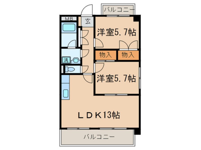 間取図 ジュネス如来