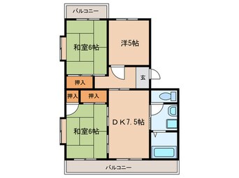 間取図 パラシオン平成