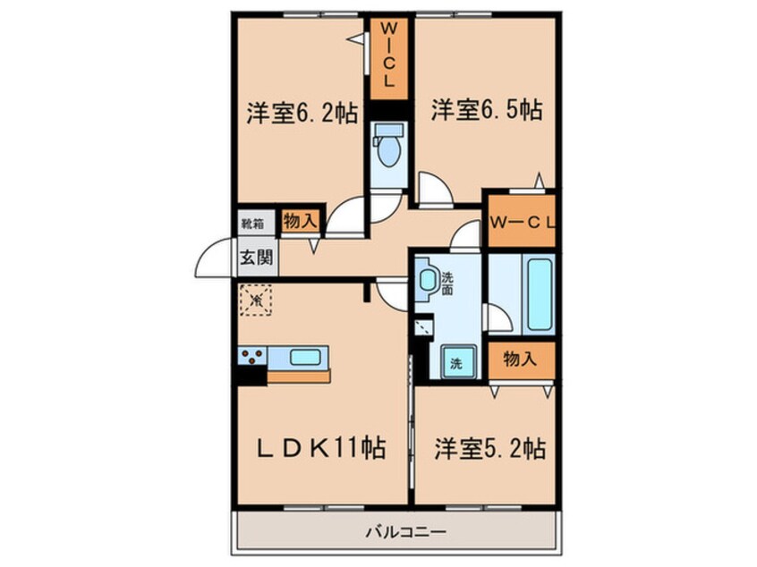 間取図 ヴァンベールハヤカワ