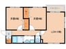 ペイサ－ジュ 2LDKの間取り