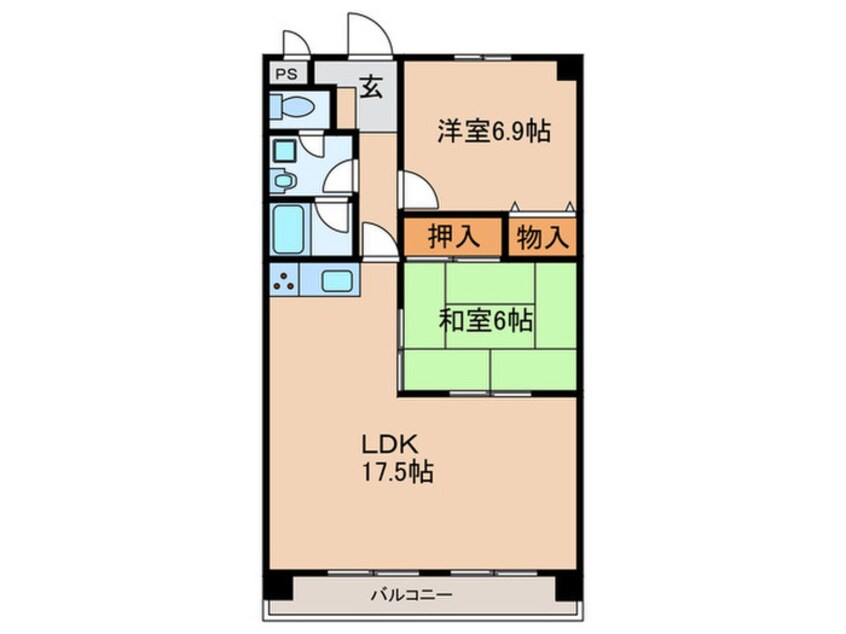間取図 ラ　グランデール　セルピエ