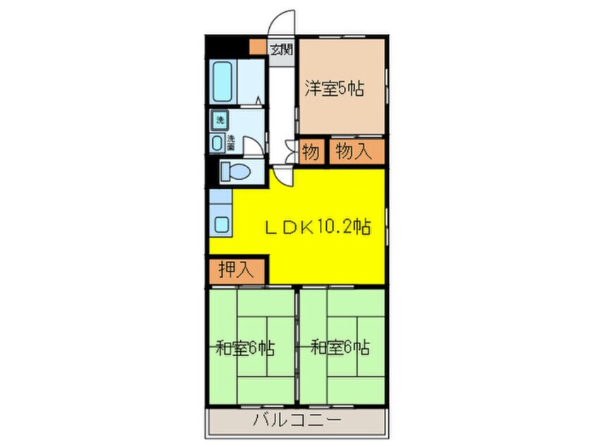 間取図 高杉雅ハイツ