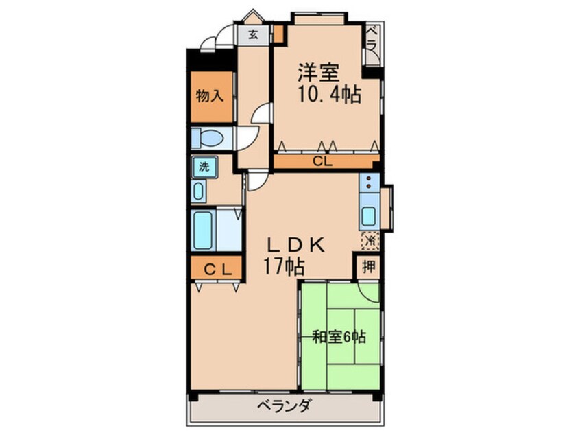 間取図 エステート垣戸