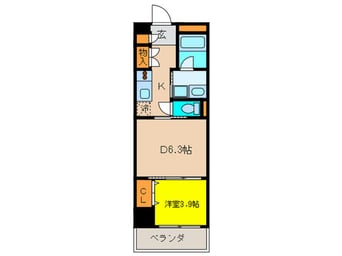 間取図 レジデンス上前津スクエア
