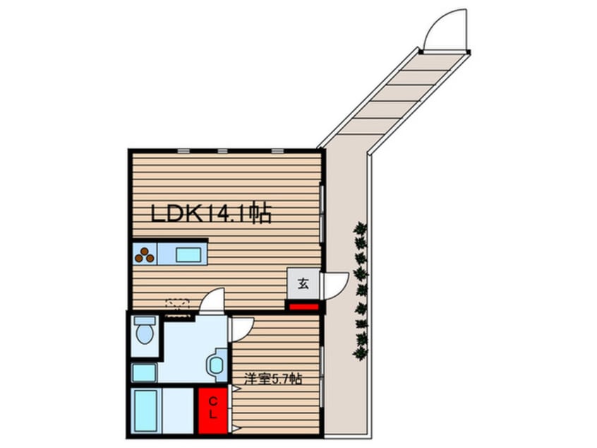 間取図 ピアニッシモⅡ