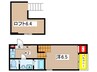 Loft14野並 1Kの間取り