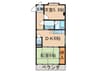 ア－バンライフ 2DKの間取り