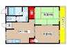 ア－バンライフ 2DKの間取り