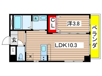 間取図 シャトレ相川
