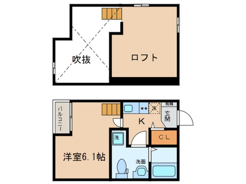 間取図 ビルーチェ　B