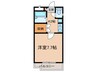 カ－サビアンカ 1Kの間取り
