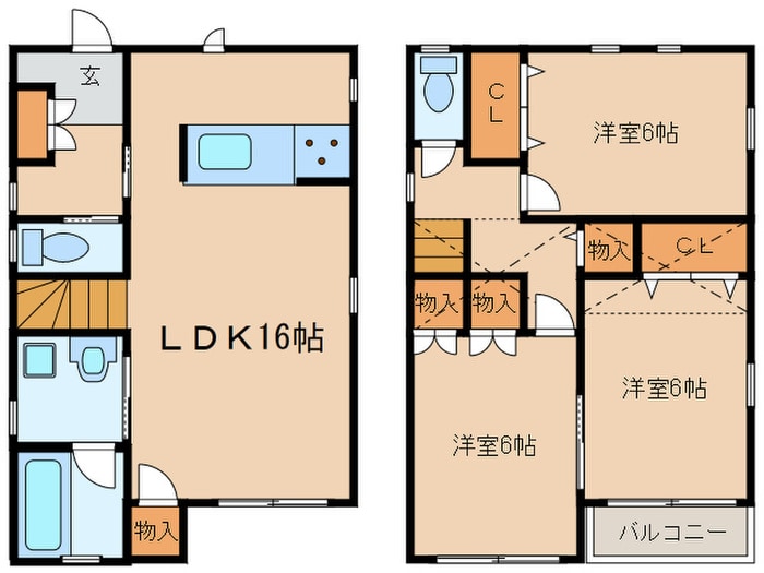間取り図 エコハウス安井　Ａ棟