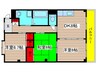 クレール．Ａ 3DKの間取り