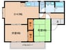 メゾンエルフＡ棟 2DKの間取り