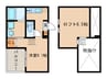 レジデンシアコート 1Rの間取り