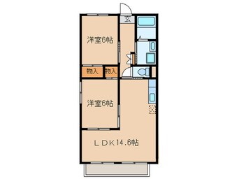 間取図 コ－ポマグノリア