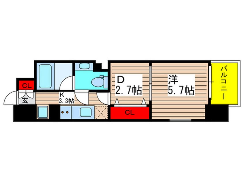 間取図 ブランシエスタ泉