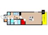 ブランシエスタ泉 1Kの間取り