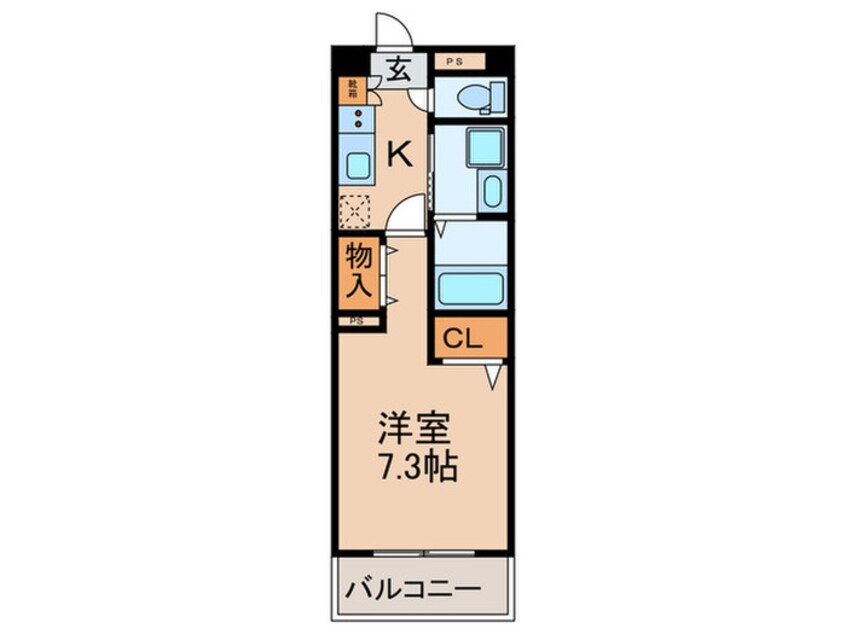 間取図 パルティール上社（803）