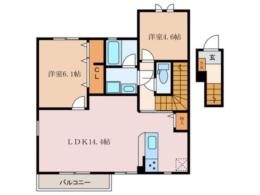 間取図 プレジール名西