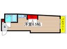 ニコル熱田 1Rの間取り